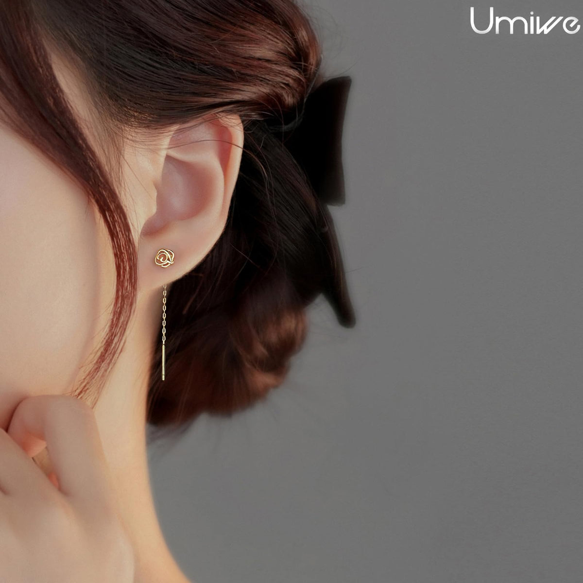 ピアス つけっぱなし 金属アレルギー対応 レディース セカンドピアス S925シルバー 小さめ 両耳 可愛い バラ花 チェンピアス お祝い 贈り物 お誕生日 結婚式
